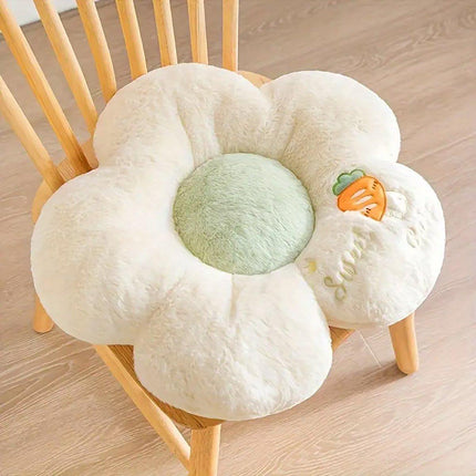 Cute Sunflower Floor Cushion Soft Chair Pad Summer Office Student Seat Pillow