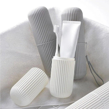 Travel Toothbrush and Toothpaste Holder Portable Bathroom Storage Box Case Cover