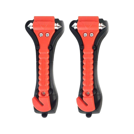 2 Pack Car Safety Hammer Emergency Window Breaker Escape Tool for Vehicle Rescue