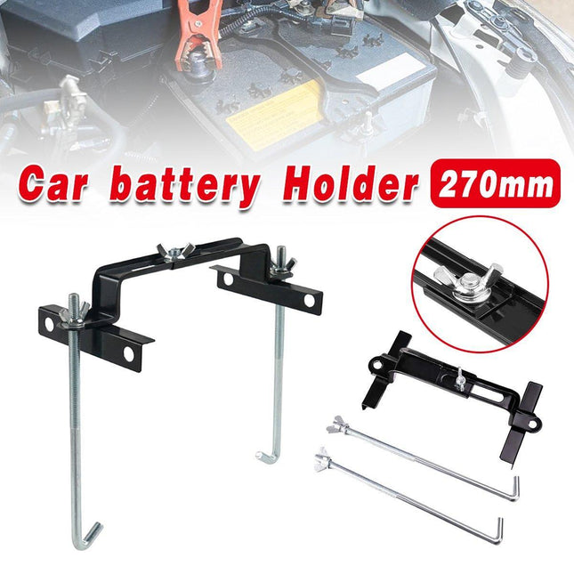 270mm Adjustable Car Battery Fixing Bracket Automotive Holder Mount Clamp