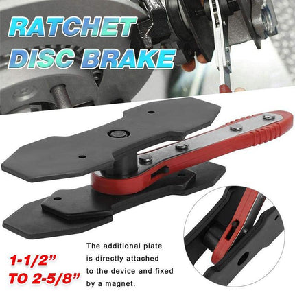 Ratchet Disc Brake Caliper Piston Spreader Separator Pad Press Wrench Tool Set - Aimall