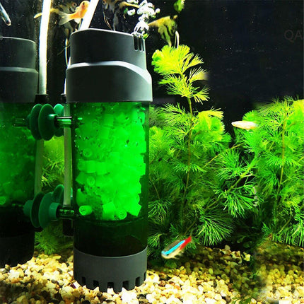 Fluidiz Bed Aquarium Fish Tank Internal Filter Oxygenation Pump for Clear Water