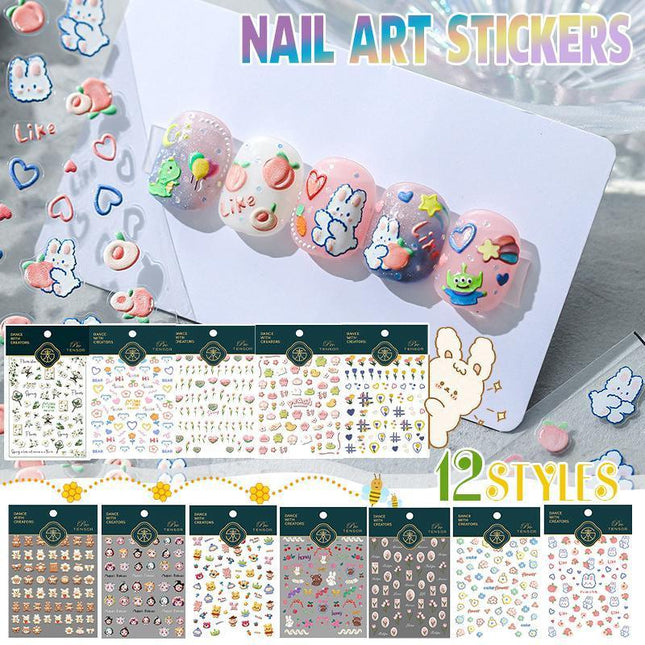 DIY Nail Art Gel Nail Stickers