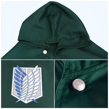 Attack Giant Coin Wing Of Liberty Long Cloak Cosplay Coin Attack Giant Cloak - Aimall