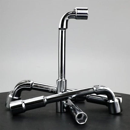 6-23mm L Shaped Socket Wrench Elbow Multi Size Hardware Repair Tool Set