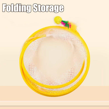 Cat Toy Bundle Tunnel Teaser Stick Feather Mouse Balls Kitten Play Supplies