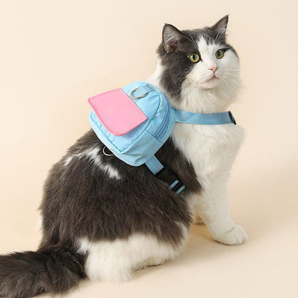 Pet Backpack Cartoon Dog Bag Outdoor Travel Small Pet Carrier Bag Supplies