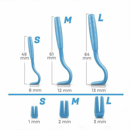 3PCS Tick Removal Tool Set Pet Dog Cat Flea Picker Twist Hook Scratching Remover - Aimall