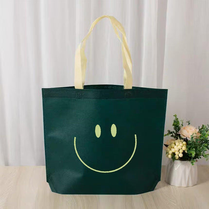 25PCS Fashionable Non-Woven Fabric Tote Eco Friendly Bag Reusable Shopping Bag