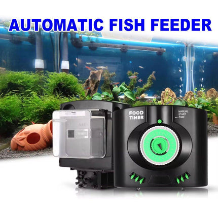 WT180A Automatic Fish Feeder for Aquarium Fish Tank Digital Timed Food Dispenser