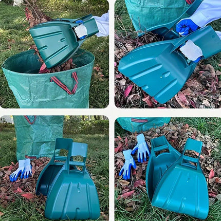 1pc Outdoor Garden Rake Lightweight Plastic Portable Tool for Easy Leaf Cleaning