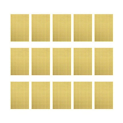 8/13/25/50mm Colour Sticker Dots Adhesive Round Labels Circular Scrapbooking Gold - Aimall