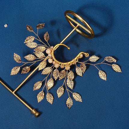 Retro Niche Design Ear Bone Clip Elf Leaf Ear Hanging Ornaments Jewellery
