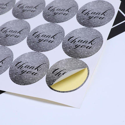 UP TO 80PCS Stickers Labels Thank You Stickers Gift Wrapping Craft Scrapbook DIY - Aimall
