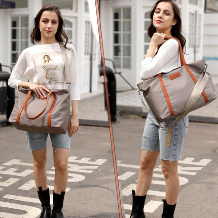 Fashion Nylon Shoulder Bag Large Capacity Tote Handbag Travel Purse for Women