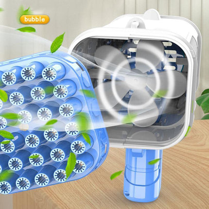 36 Holes Bubble Gun Automatic Gatling Soap Water Bubble Machine Outdoor Party - Aimall