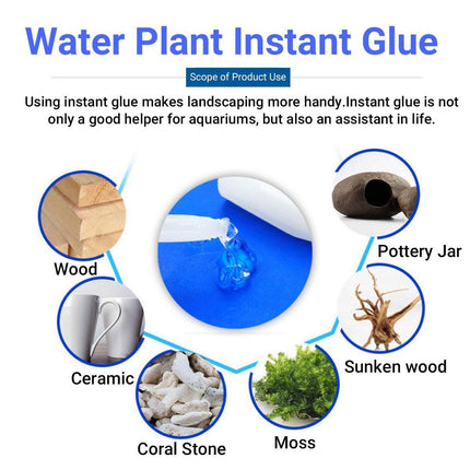 Yabo Gum Moss Seeds Water Grass Growth For Aquarium Aquatic Plant Care Supplies