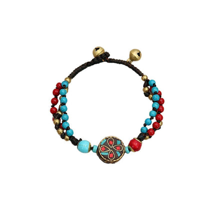 Vintage Ethnic Style Bracelet for Women Simple Weaving String Fashion Jewellery