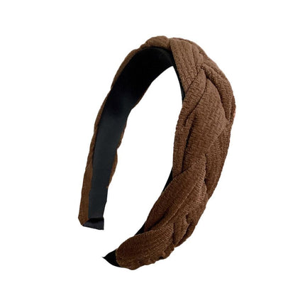 4Colours Women Braided Plait Plaited Elastic Hair Accessories Band Headband - Aimall