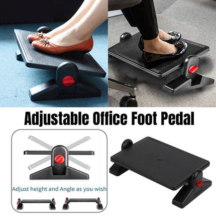 Ergonomic Footrest Stool for Office Foot Pedal Massage Footboard Home
