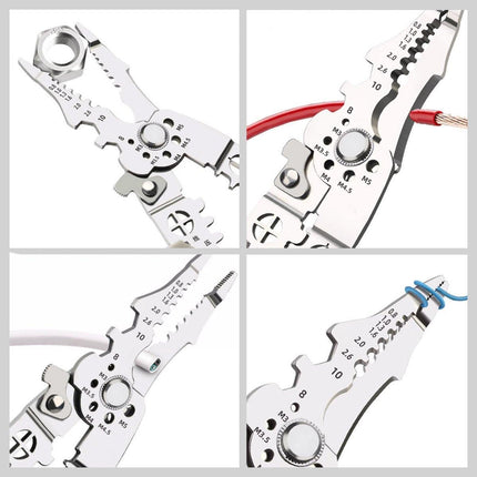 Multifunctional Wire Stripper Electrical Hardware Tool for Professional Use