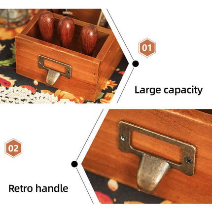 Wooden Desktop Shelf Organizer Storage Rack Office Home Workspace Accessories