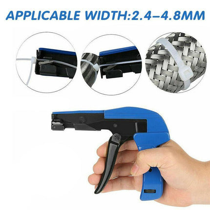 Cable Tie Gun Tension Fastener Tensioning Cutting Tool For 2.4-4.8mm Nylon Wire - Aimall