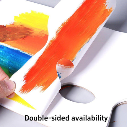 2PCS Double Sided Disposable Paper Palette Tear Wash Free for Acrylic Oil Paint