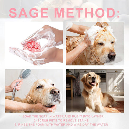 Pet Soap for Cats and Dogs Relieves Itchy Skin Anti Mite Cleaning Hair Care