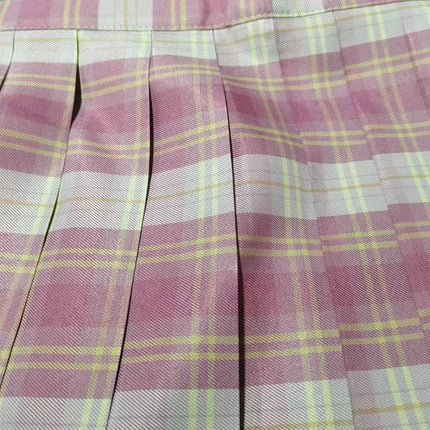 Women Girls School Pleated Skirt Summer High Waist Tartan Short Skirt AU Stock - Aimall
