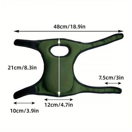 Extra Thick Memory Foam Gardening Knee Pads Soft Non-Slip Adjustable Comfortable