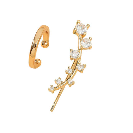 Simple Ear Clips No Piercing Stud Earrings Set Non Pierced Fashion Jewellery