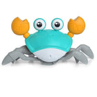 Electric Music Crawling Crab Baby Toy LED Light Up Kids Toddler Interactive Toys - Aimall