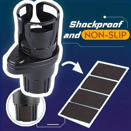 Rotatable Car Cup Holder Multifunctional Drink Holder Adjustable for Vehicle Use