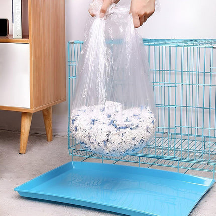 50Pcs Rabbit Cage Liners Disposable Plastic Mat Films Hamster Cage Cleaning Pad