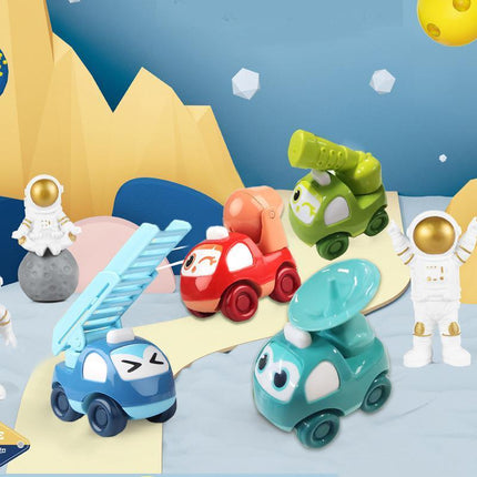 Inertia Train Toy Small Train Crash Resistant Cartoon Car Gifts for Children - Aimall