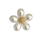 Imitation Pearl Flower Brooch Fashion Corsage Pin Jewelry Accessory Women