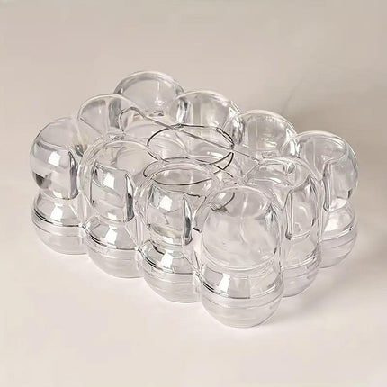 High-end Transparent Tissue Box Living Room Coffee Table Decorative Tissue Box