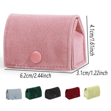5pcs Portable Mini Jewelry Ring Box Travel Storage Case Small Jewelry Organizer