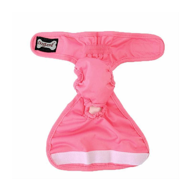 Female Dog Puppy Nappy Diapers Wrap Band Sanitary Pants Underpants XS-XL OZ Pink - Aimall