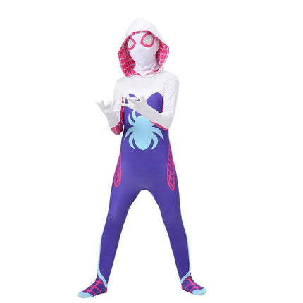 Halloween Costume Children's Boomsuit Headgear Clothes Miles Adult Male Gwen Steel Spider Tight Man