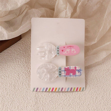 Cute Cartoon Duck Beak Hair Clips Sweet Animal Style Hair Accessories