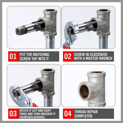 114pc Oil Pan Thread Repair Kit Sump Gearbox Drain Plug Tool Set M13 - M22 - Aimall