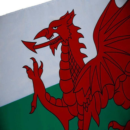 Large Wales Welsh Flag Heavy Duty Outdoor 90 X 150 CM - 3ft x 5ft - Aimall