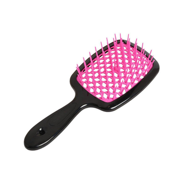 Hollow Out Mesh Air Bag Comb for Curly Hair Fluffy Styling Massage Dry Wet Hair