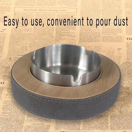 Leather Tissue Box Holder Decorative Storage Box with Ashtray for Hotel Use