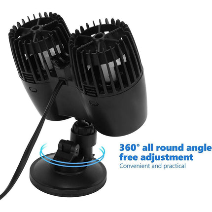 Aquarium Wave Maker Fish Tank Water Circulation Pump Powerhead with Suction Cup