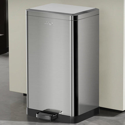 20L Rubbish Bin Foot Operated Household Trash Can with Lid Large Capacity