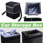 Hanging Car Storage Box Multifunctional Car Rubbish Bin Organizer for Vehicle