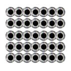 100PCS / 12mm / Silver